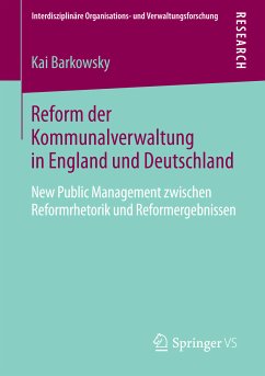 Reform der Kommunalverwaltung in England und Deutschland (eBook, PDF) - Barkowsky, Kai