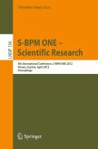 S-BPM ONE - Scientific Research (eBook, PDF)