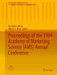 Proceedings of the 1994 Academy of... - Bild 1