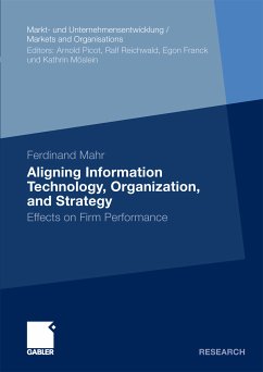 Aligning Information Technology, Organization, and Strategy (eBook, PDF) - Mahr, Ferdinand