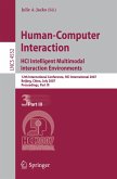 Human-Computer Interaction. HCI Intelligent Multimodal Interaction Environments (eBook, PDF)