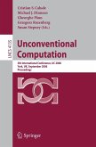Unconventional Computation (eBook, PDF)