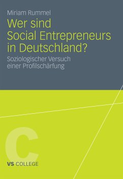 Wer sind Social Entrepreneurs in Deutschland? (eBook, PDF) - Rummel, Miriam