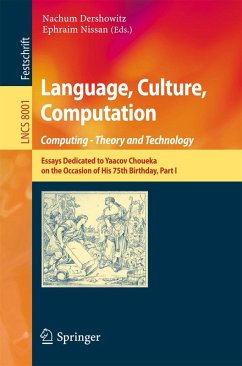 Language, Culture, Computation: Computing - Theory and Technology (eBook, PDF)