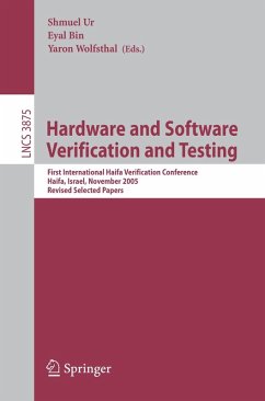 Hardware and Software, Verification and Testing (eBook, PDF)