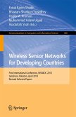 Wireless Sensor Networks for Developing Countries (eBook, PDF)