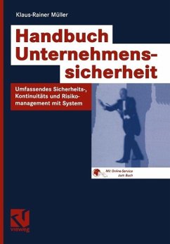 Handbuch Unternehmenssicherheit (eBook, PDF) - Müller, Klaus-Rainer