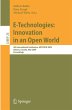 E-Technologies: Innovation in an Open... - Bild 1