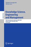 Knowledge Science, Engineering and Management (eBook, PDF)