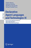 Declarative Agent Languages and Technologies IX (eBook, PDF)