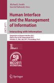 Human Interface and the Management of Information. Interacting with Information (eBook, PDF)