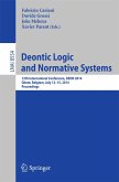 Deontic Logic and Normative Systems (eBook, PDF)