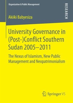 University Governance in (Post-)Conflict Southern Sudan 2005–2011 (eBook, PDF) - Babyesiza, Akiiki