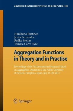 Aggregation Functions in Theory and in Practise (eBook, PDF)