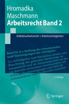 Arbeitsrecht Band 2 (eBook, PDF) - Hromadka, Wolfgang; Maschmann, Frank