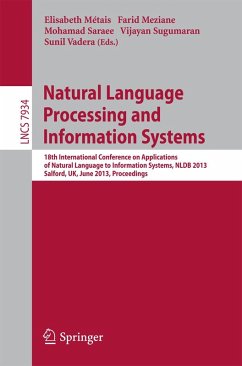 Cover Natural Language Processing and Information Systems (eBook, PDF)