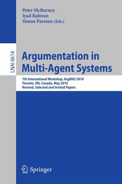 Argumentation in Multi-Agent Systems (eBook, PDF)