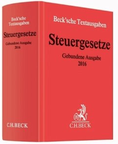 Cover Steuergesetze Gebundene Ausgabe 2016, m. CD-ROM