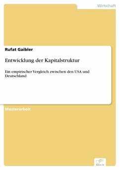 Cover Entwicklung der Kapitalstruktur (eBook, PDF)