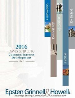 Cover 2016 Davis-Stirling Common Interest Development Act (eBook, ePUB)