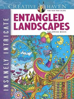Creative Haven Insanely Intricate Entangled Landscapes Coloring Book - Porter, Angela