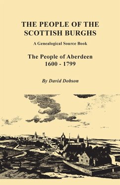 People of the Scottish Burghs - Dobson, David