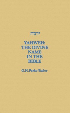 Yahweh - Parke-Taylor, G H