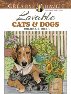 Creative Haven Lovable Cats and Dogs Coloring Book - Soffer, Ruth