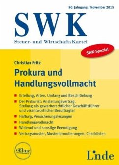 SWK-Spezial Prokura und Handlungsvollmacht (f. Österreich) - Fritz, Christian
