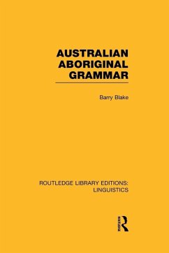 Cover Australian Aboriginal Grammar (RLE Linguistics F