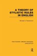 A Theory of Stylistic Rules in English - Bild 1