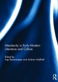 Mendacity in Early Modern Literature and Culture Mendacity in Early Modern Literature and Culture