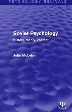 Soviet Psychology - McLeish, John