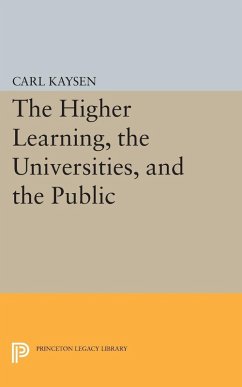 Cover The Higher Learning, the Universities, and the Public (eBook, PDF)