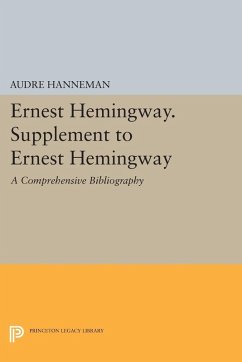 Ernest Hemingway. Supplement to Ernest Hemingway (eBook, PDF) - Hanneman, Audre