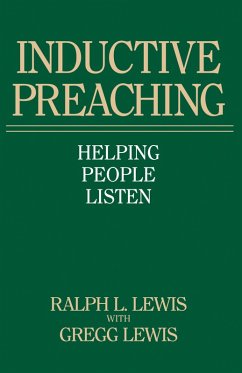 Inductive Preaching (eBook, ePUB) - Lewis, Ralph L.; Lewis, Gregg