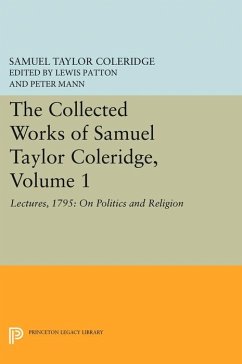 Collected Works of Samuel Taylor Coleridge, Volume 1 (eBook, PDF) - Coleridge, Samuel Taylor