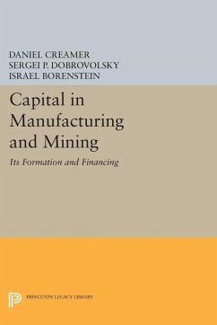 Cover Capital in Manufacturing and Mining (eBook, PDF)