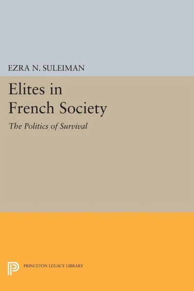 Elites in French Society (eBook, PDF)