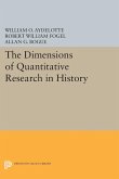 Dimensions of Quantitative Research in History (eBook, PDF)