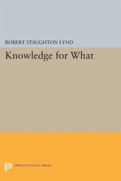 Cover Knowledge for What (eBook, PDF)