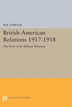 Cover British-American Relations 1917-1918 (eBook, PDF)