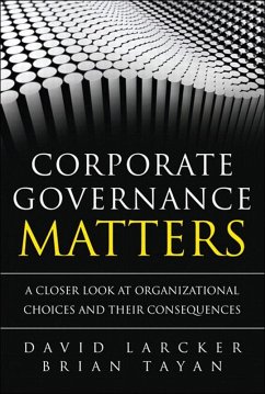 Corporate Governance Matters (eBook, ePUB) - Larcker, David; Tayan, Brian