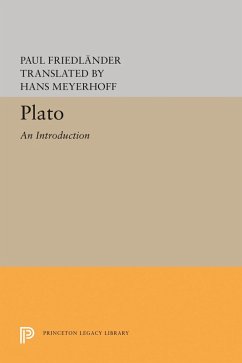 Plato (eBook, PDF) - Friedlander, Paul