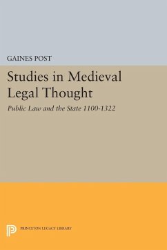 Cover Studies in Medieval Legal Thought (eBook, PDF)