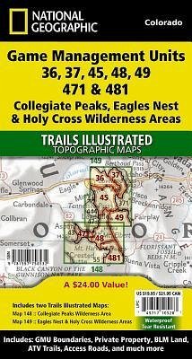 Collegiate Peaks, Eagles Nest, and Holy Cross Wilderness Areas Gmu [Map Pack Bundle] - National Geographic Maps