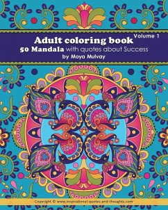 Adult Coloring Book - 50 Mandala with Quotes About Success - Mulvay, Moya