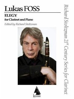 Elegy for Clarinet and Orchestra: Clarinet and Piano Reduction