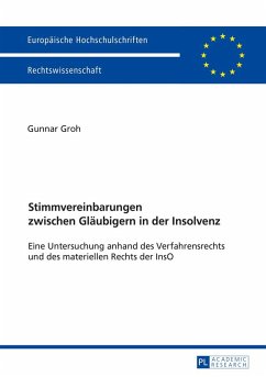 Cover Stimmvereinbarungen zwischen Gläubigern in der Insolvenz