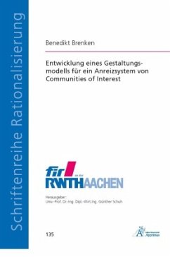 Cover Entwicklung eines Gestaltungsmodells für ein Anreizsystem von Communities of Interest